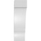 Ekena Millwork 4-in. W x 6-in. D x 14-in. H Balboa Architectural Grade PVC Knee Brace BRCP04X06X14BOA - alternate 6